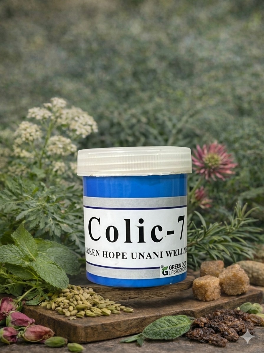 Colic-7 Unani Lithotriptic Formulation · Green Dot Lifesciences